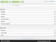 Tablet Screenshot of melezedesiberie.fr